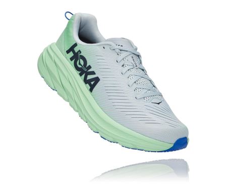 Hoka One One Rincon 3 - Tenis Corrida Largos Homem Verdes Cinzentas | PT-h9HOdbd